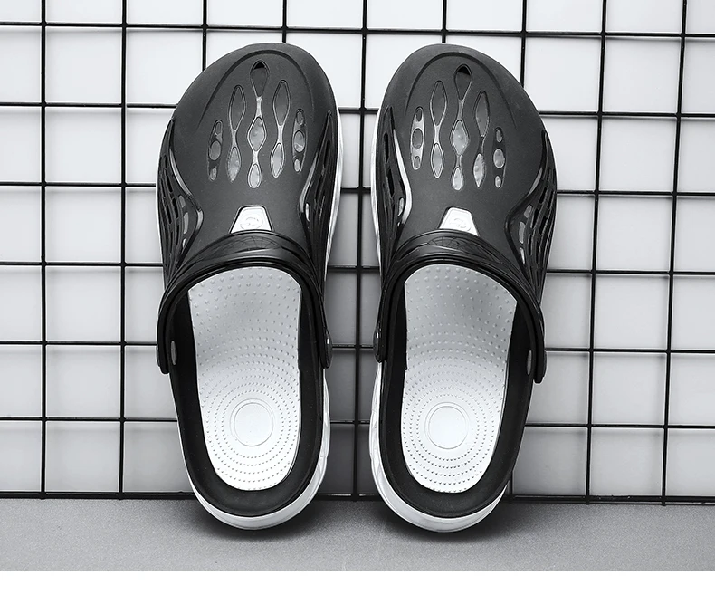 Summer Comfortable Men's Garden Clogs Male Outdoor EVA Injection Clogs Casual Sandal Men Beach Slippers Water Shoes Pool Sandals