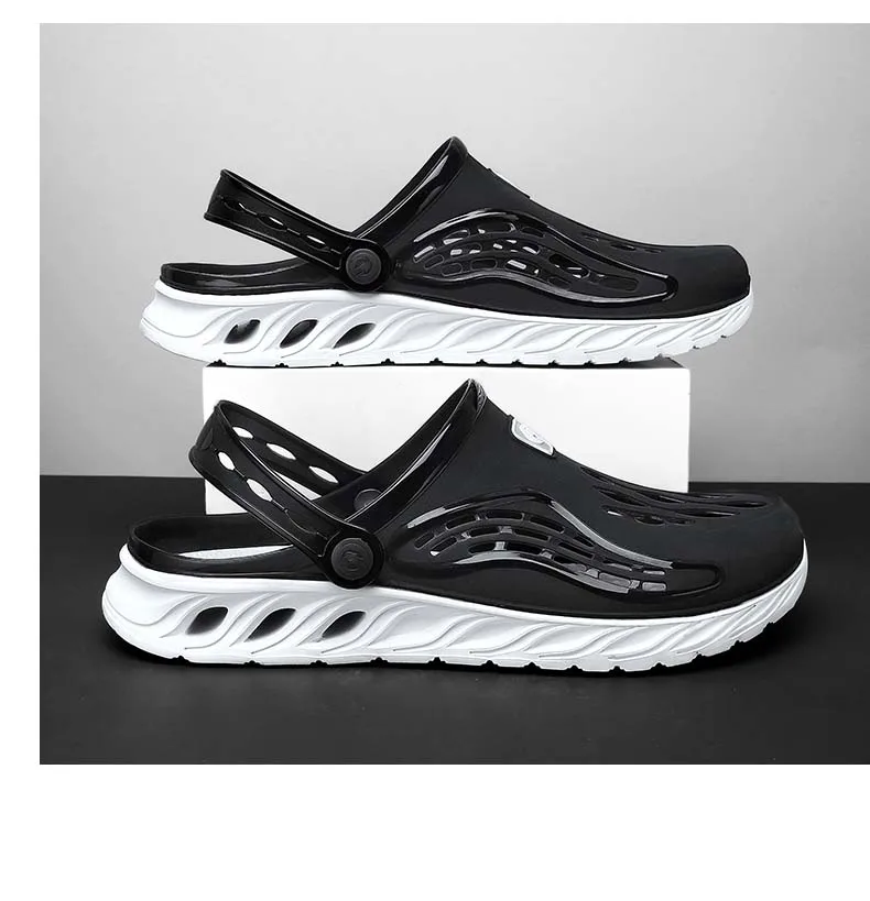Summer Comfortable Men's Garden Clogs Male Outdoor EVA Injection Clogs Casual Sandal Men Beach Slippers Water Shoes Pool Sandals