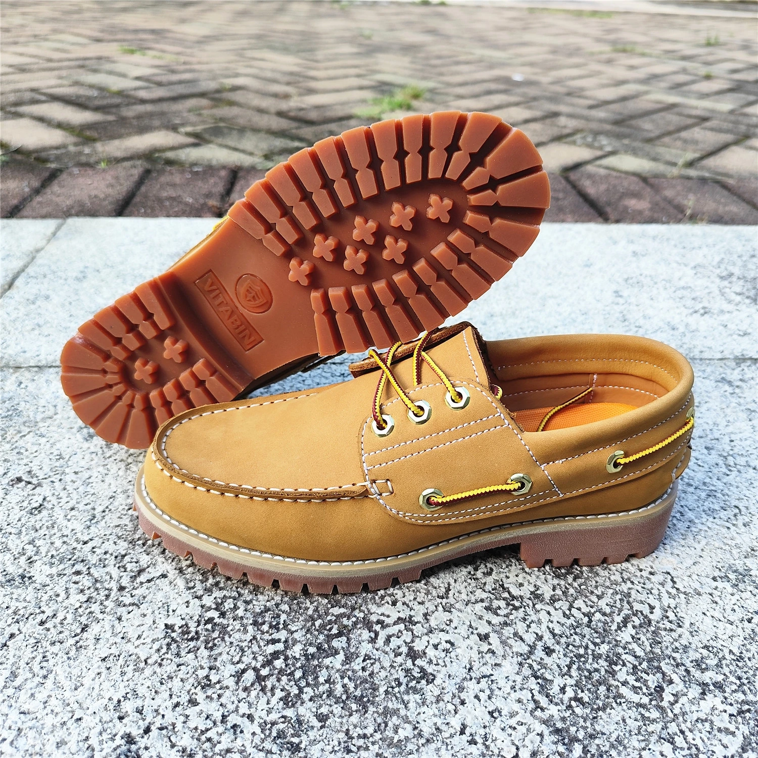 Fashion Genuine Leather Men's Loafers Soft Casual Shoes Moccasins Boat Shoes Platform Male Black Brown Lace-up Oxfords