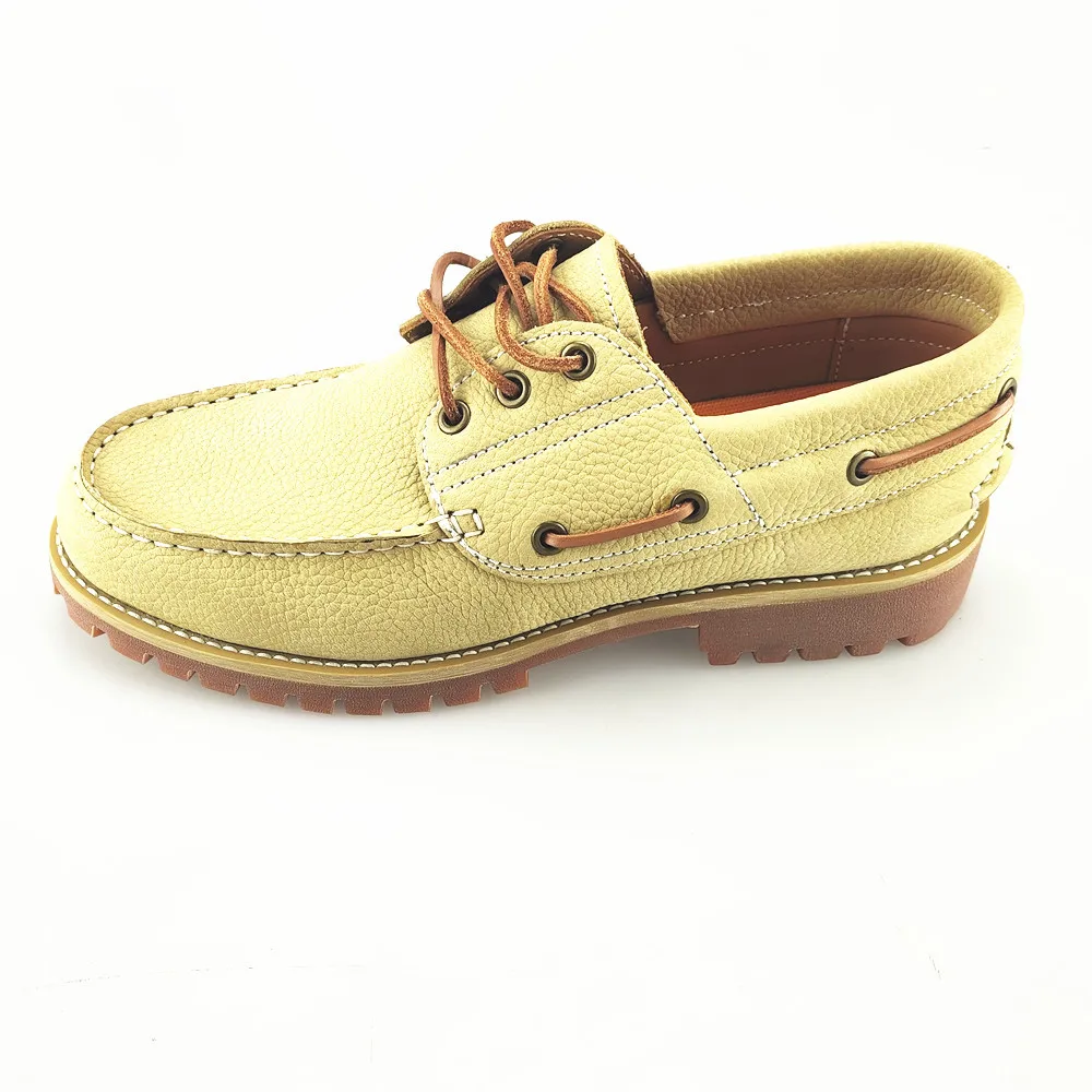 Fashion Genuine Leather Men's Loafers Soft Casual Shoes Moccasins Boat Shoes Platform Male Black Brown Lace-up Oxfords