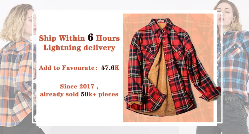 Thick Velvet Plaid Shirts Women Winter Warm Blouses and Tops New Casual Woolen Shirt Jacket Female Clothes Coat Outwear C17001X