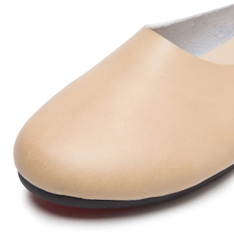 AIYUQI Women Slippers 2024 Spring New Genuine Leather Women Shoes Big Size 41 42 43 Flat Casual Summer Half Slippers Women