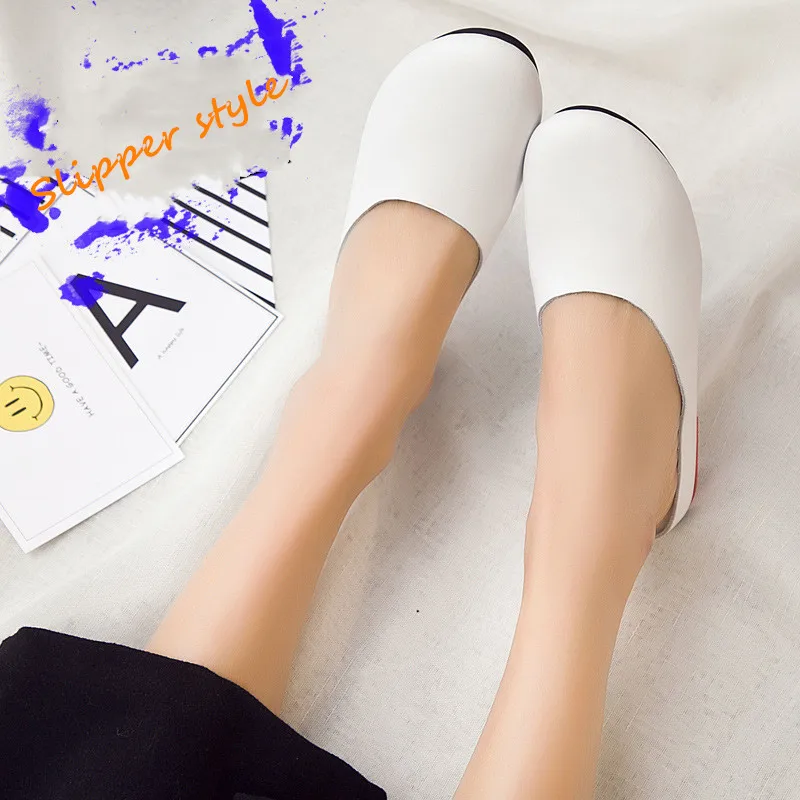 AIYUQI Women Slippers 2024 Spring New Genuine Leather Women Shoes Big Size 41 42 43 Flat Casual Summer Half Slippers Women