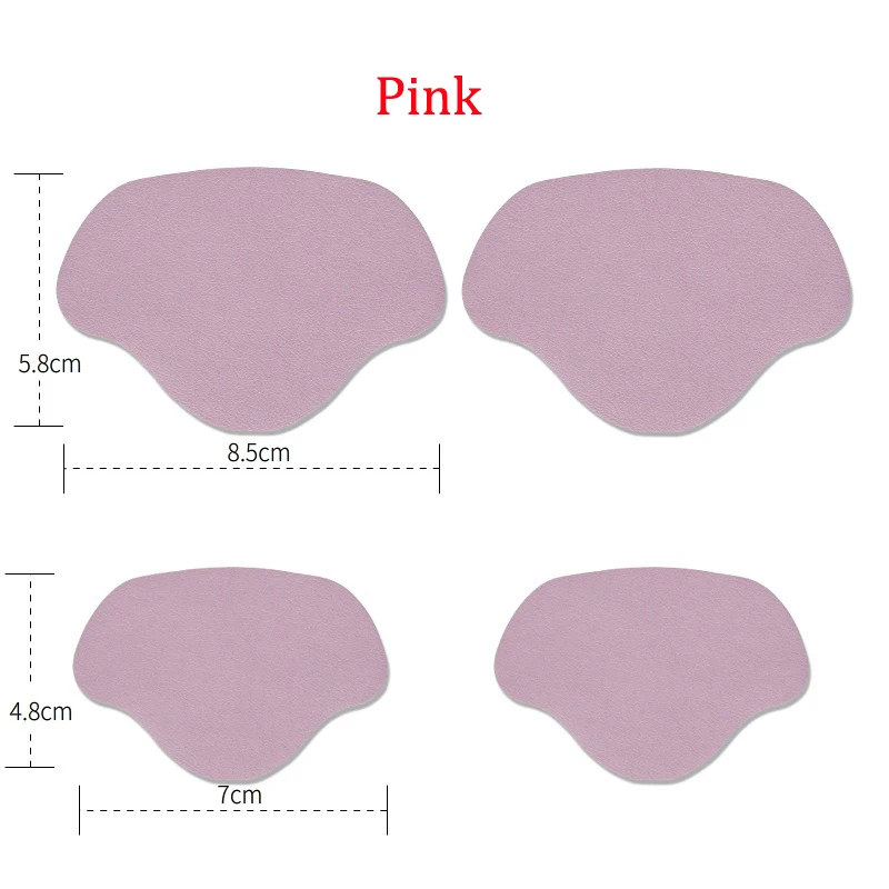 2 Pairs Sneakers Insoles Heel Repair Subsidy Viscose Shoe Hole Shoemaker Stickers for Shoes Sports Lining Sticky Heel Anti-Wear
