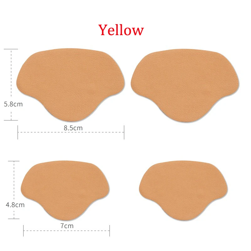 2 Pairs Sneakers Insoles Heel Repair Subsidy Viscose Shoe Hole Shoemaker Stickers for Shoes Sports Lining Sticky Heel Anti-Wear