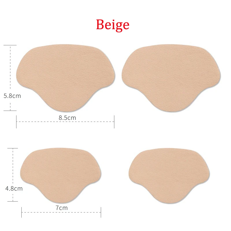 2 Pairs Sneakers Insoles Heel Repair Subsidy Viscose Shoe Hole Shoemaker Stickers for Shoes Sports Lining Sticky Heel Anti-Wear