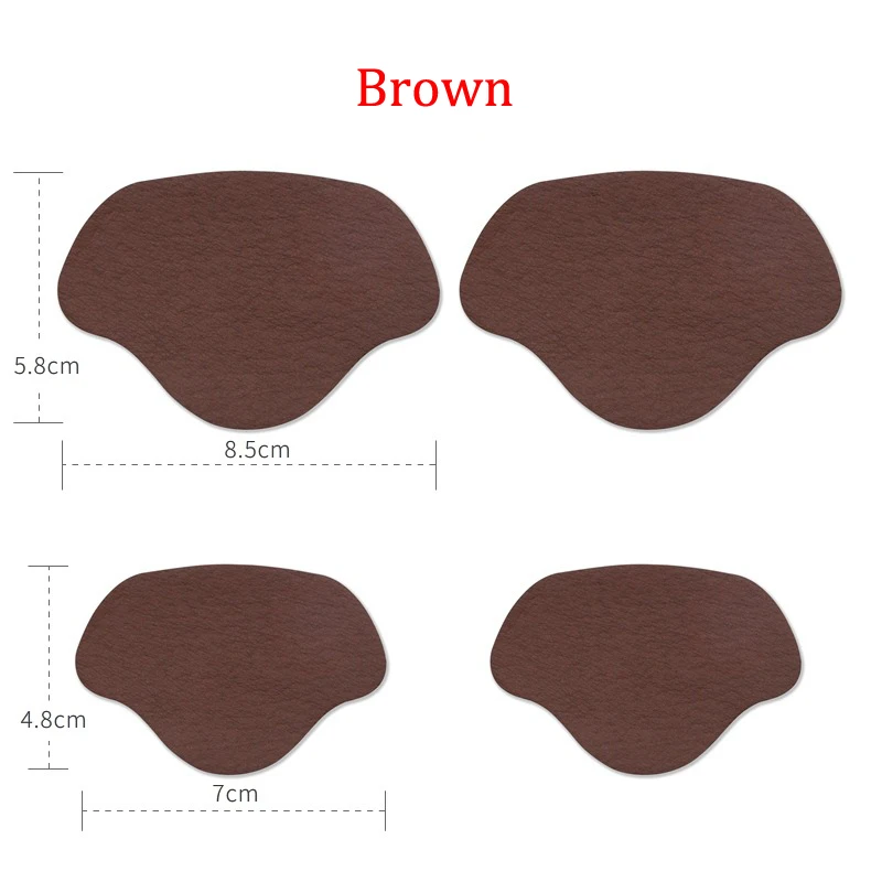 2 Pairs Sneakers Insoles Heel Repair Subsidy Viscose Shoe Hole Shoemaker Stickers for Shoes Sports Lining Sticky Heel Anti-Wear