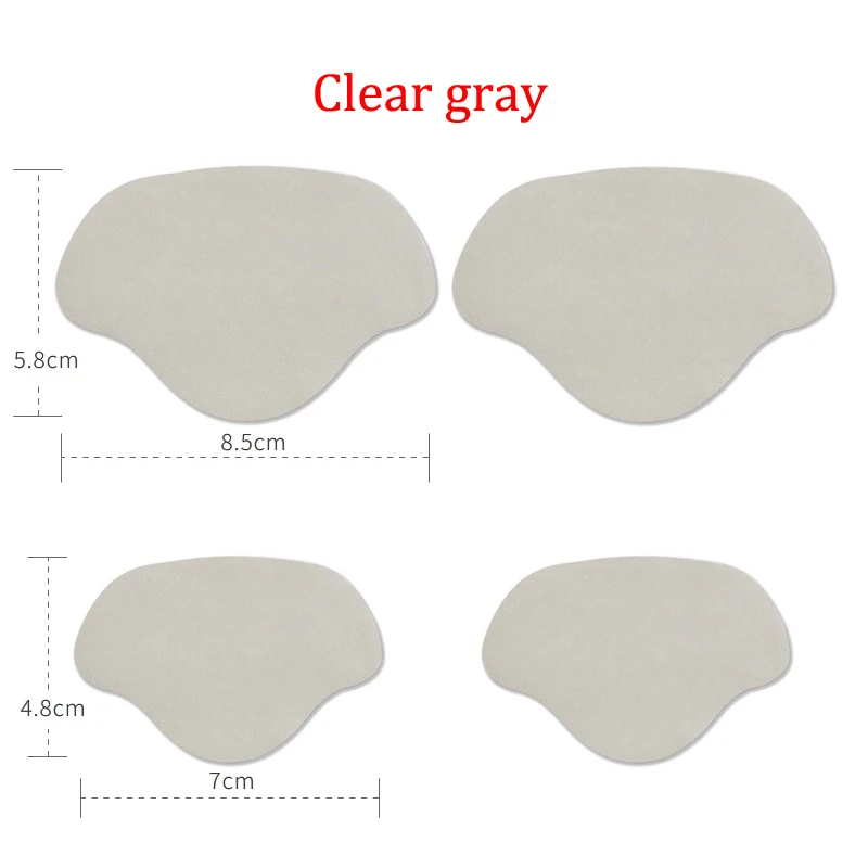 2 Pairs Sneakers Insoles Heel Repair Subsidy Viscose Shoe Hole Shoemaker Stickers for Shoes Sports Lining Sticky Heel Anti-Wear