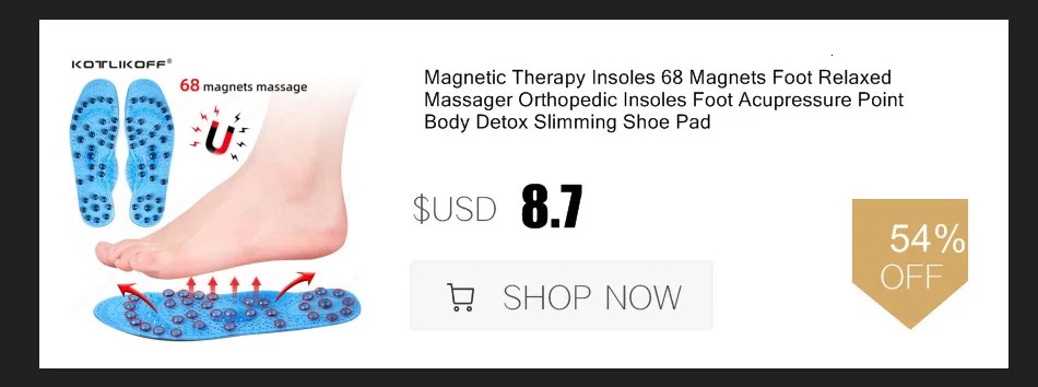 Magnetic Foot Massage Insoles For Shoes Therapy Reflexology Pain Relief Arch Support Comfortable Walking Insoles Unisex Upgrade