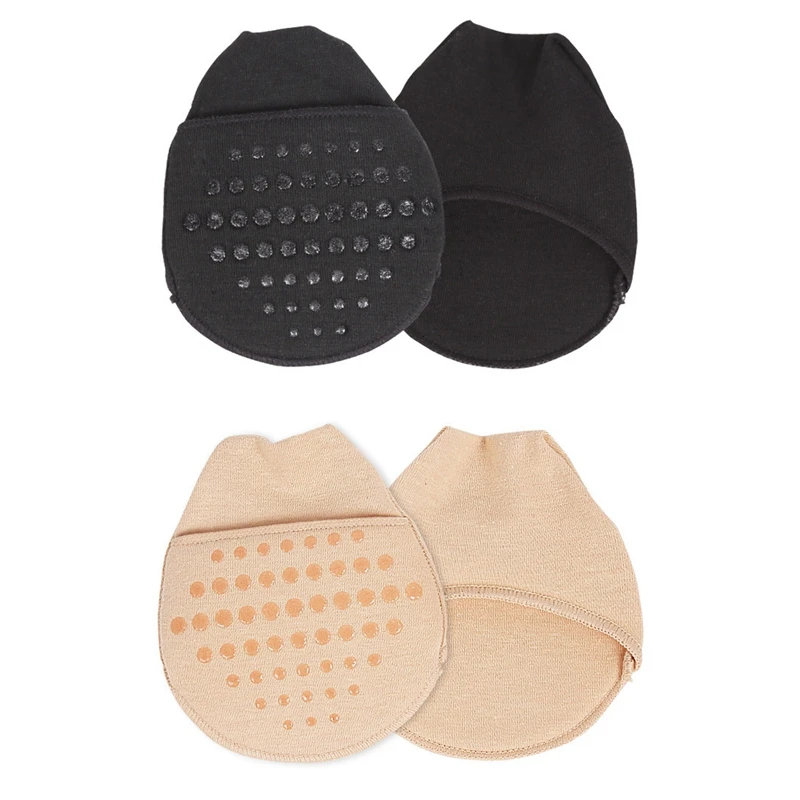 Half Forefoot Socks for Women, Invisible Foot Cushion Socks, Seamless Toe Topper Liner, Non-Slip Sponge, High Heels