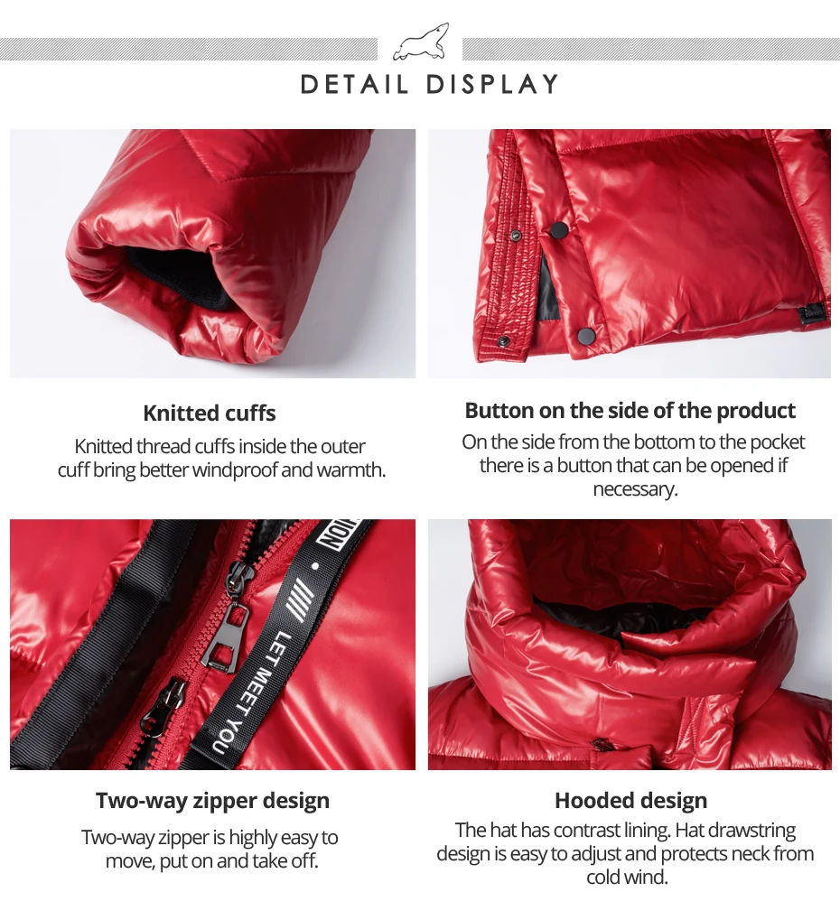 ICEbear 2023 Winter Fashionable Jacket Women's Hooded Warm Parkas Bio Fluff Parka Hight Quality Female Quilted Coat GWD20155D