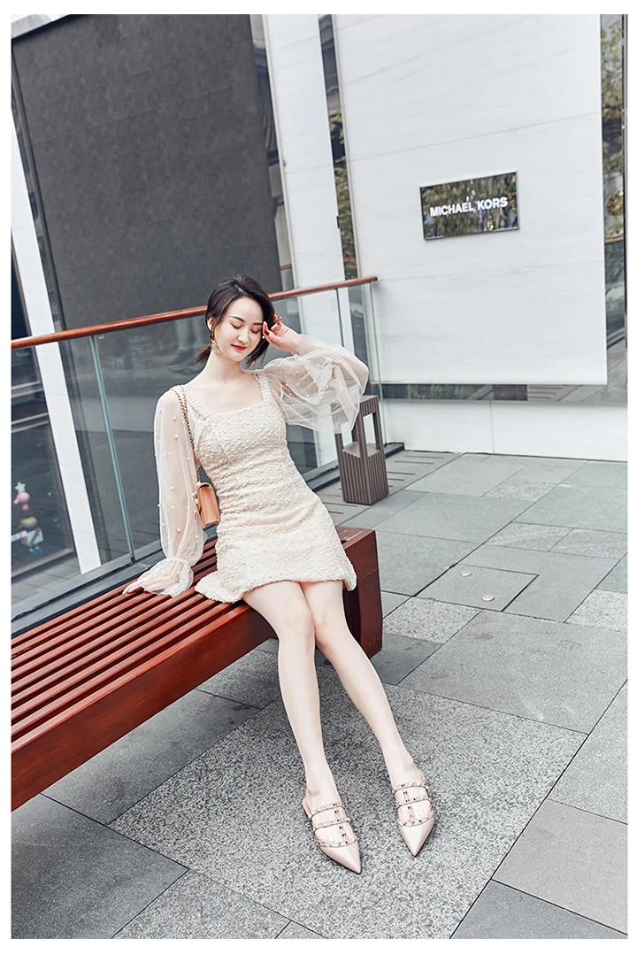 Women's Sandals Summer Luxury Shoes Woman 2026 Trend Ankle Strap Rivets Flat Shoes Brand Design Slippers Ladies Shoes Women
