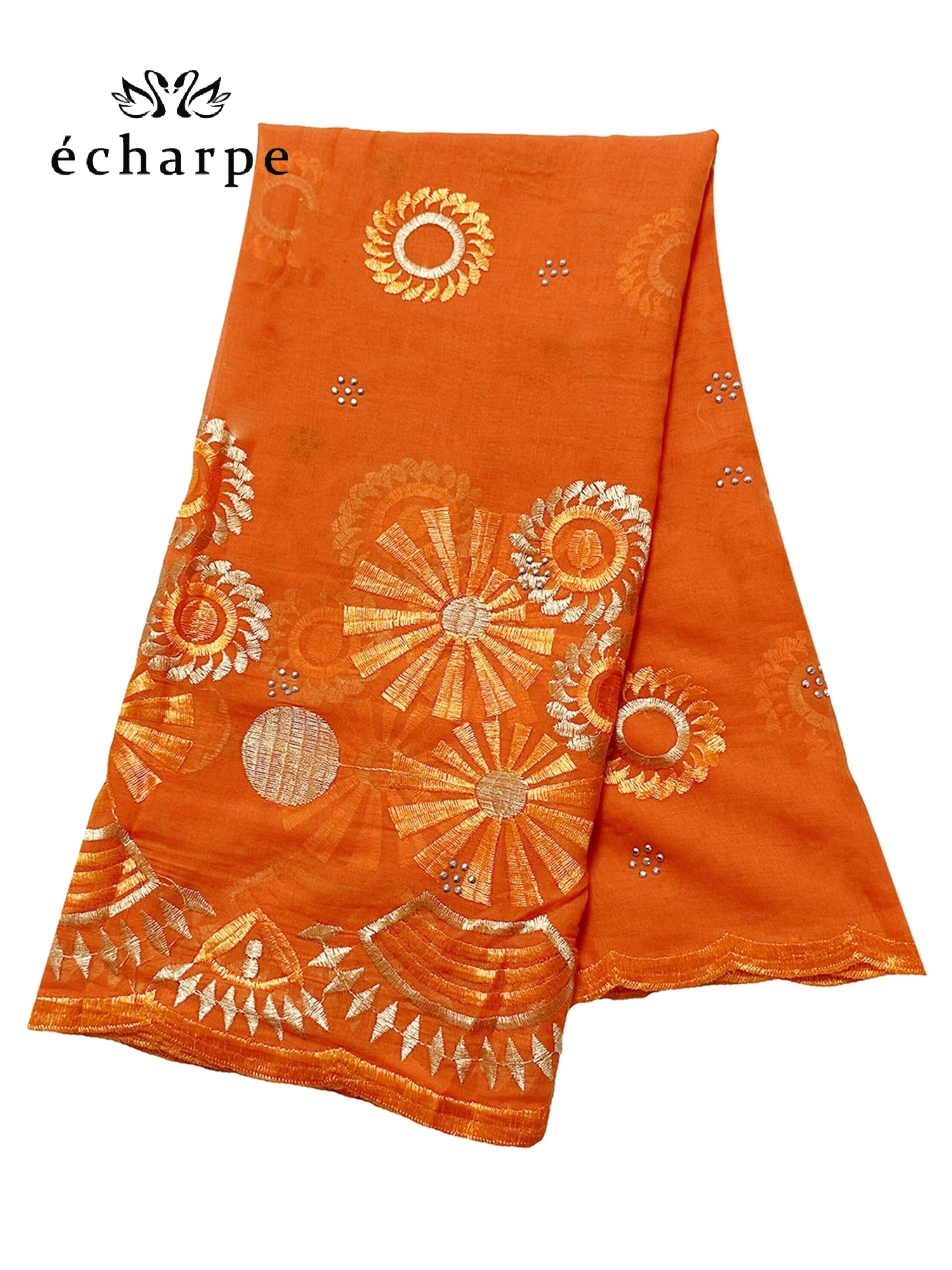 New Dubai Hijab Shawls Scarf For Muslim Women African Cotton Hijab Islamic Hijab Pashmina Turban Headscarf Embroidery Shawls