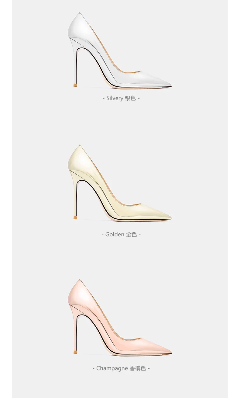 Woman Shoes Genuine Leather 2026 Trend Luxury Classics Pumps Elegant High Heels Shoes Shallow Pointed Toe Party Ladies Shoes