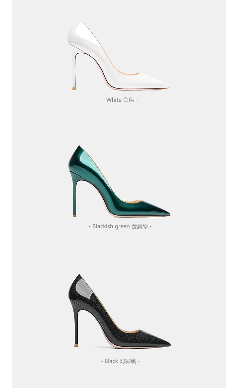 Woman Shoes Genuine Leather 2026 Trend Luxury Classics Pumps Elegant High Heels Shoes Shallow Pointed Toe Party Ladies Shoes