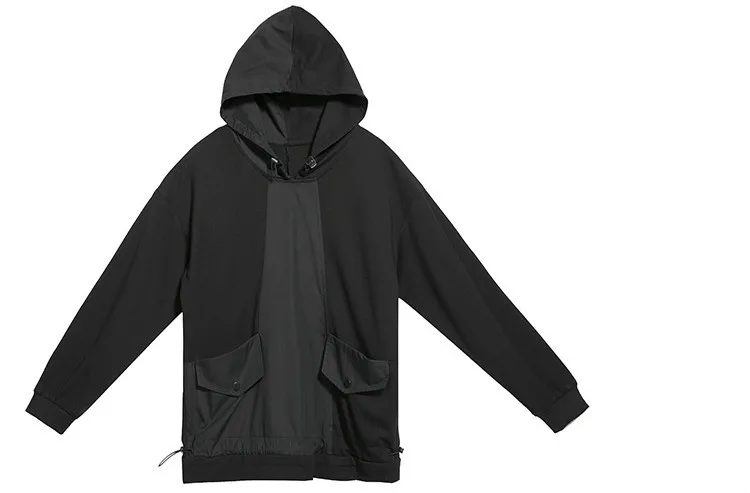 Amax luluE European Style Ladies Summer Black Sweatshirts Womens Leisure Punk Fashion Hoodies Hooded Vintage Oversized Clothes