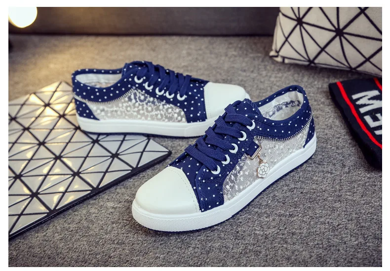 2022 New Arrival Girls Summer Shoes Low Top Mesh Breathable Sneakers Students Flats Shoes Print Women Casual Shoes Ladies Sandal