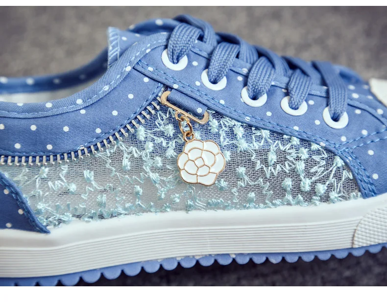2022 New Arrival Girls Summer Shoes Low Top Mesh Breathable Sneakers Students Flats Shoes Print Women Casual Shoes Ladies Sandal
