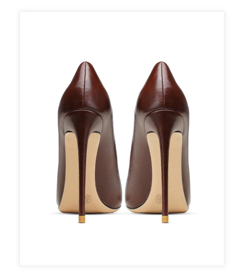 Heels For Women 2025 New Real Leather Pointy Toe High Heels Ladies Shoes With Low Heel Sexy Classic Luxury Pumps Office Shoes