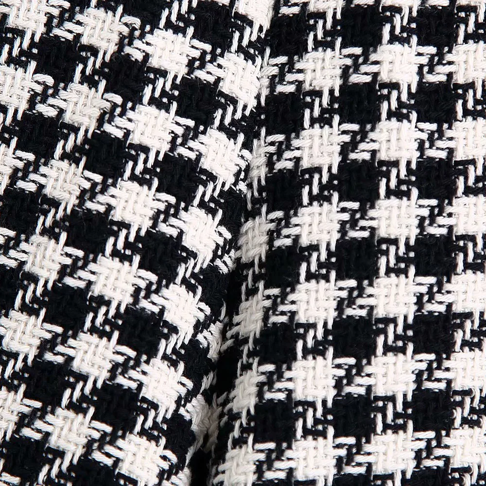 Klacwaya 2021 Women Two-Piece Set Vintage V Neck No Buckle Plaid Textured Blazer Jacket Female High Waist Shorts Elegant Suit