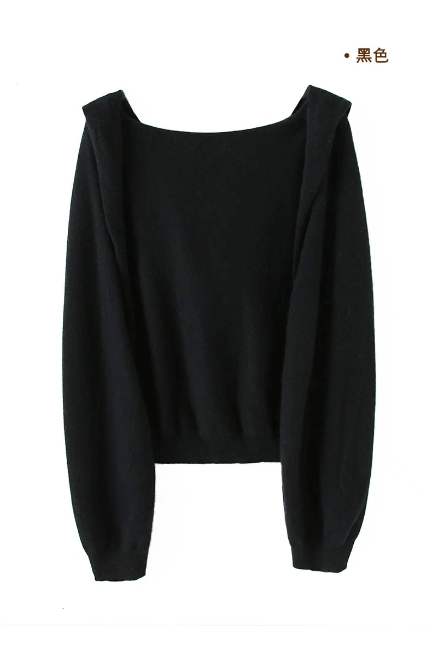 South Korea Dongdaemun pure wool hooded shawl with women's versatile knitwear cashmere cape jacket