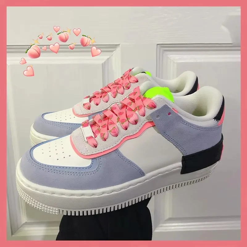Flat Macaron Printed Shoelaces Cute Fruit Pattern Shoestrings Strawberry Grape Peach Orange Banana for Sneakers Canvas Shoes