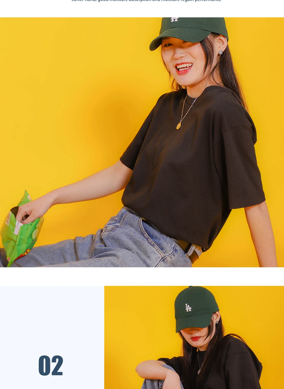 Art Portrait Character Smear Print Women Tshirts Summer Fashion T-Shirt Breathable O-Neck Tee Shirts Soft Cool T-Shirt Female
