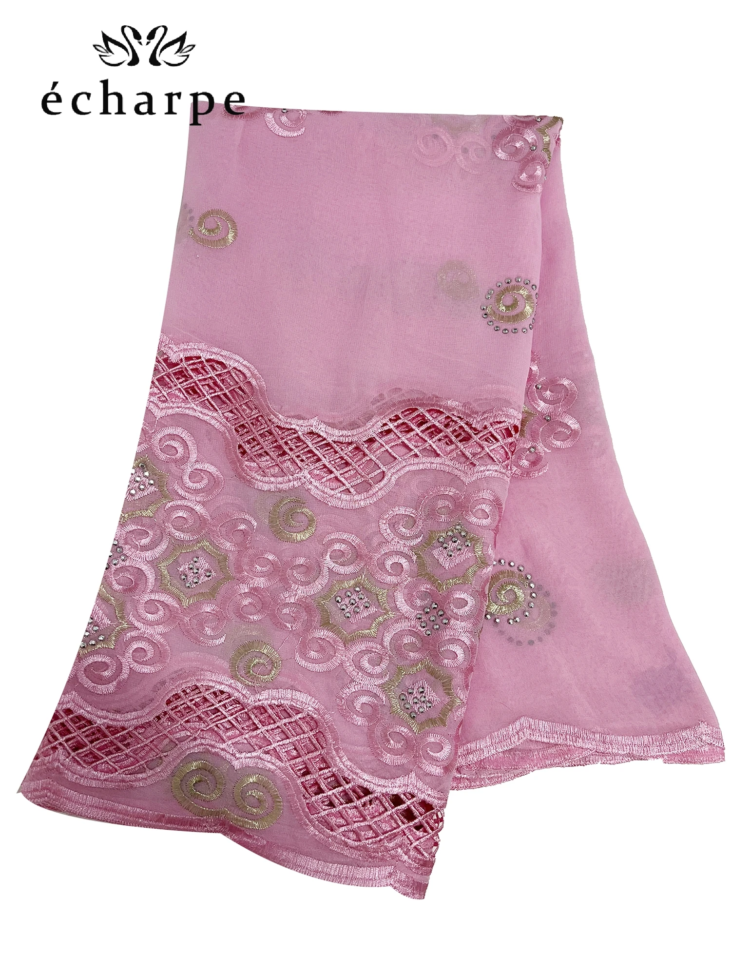 New Style African Muslim Headite Cotton Embroidered Scarf Dubai Headscarf Shawl Islamic Ramadan Hijab Prayer Scraf