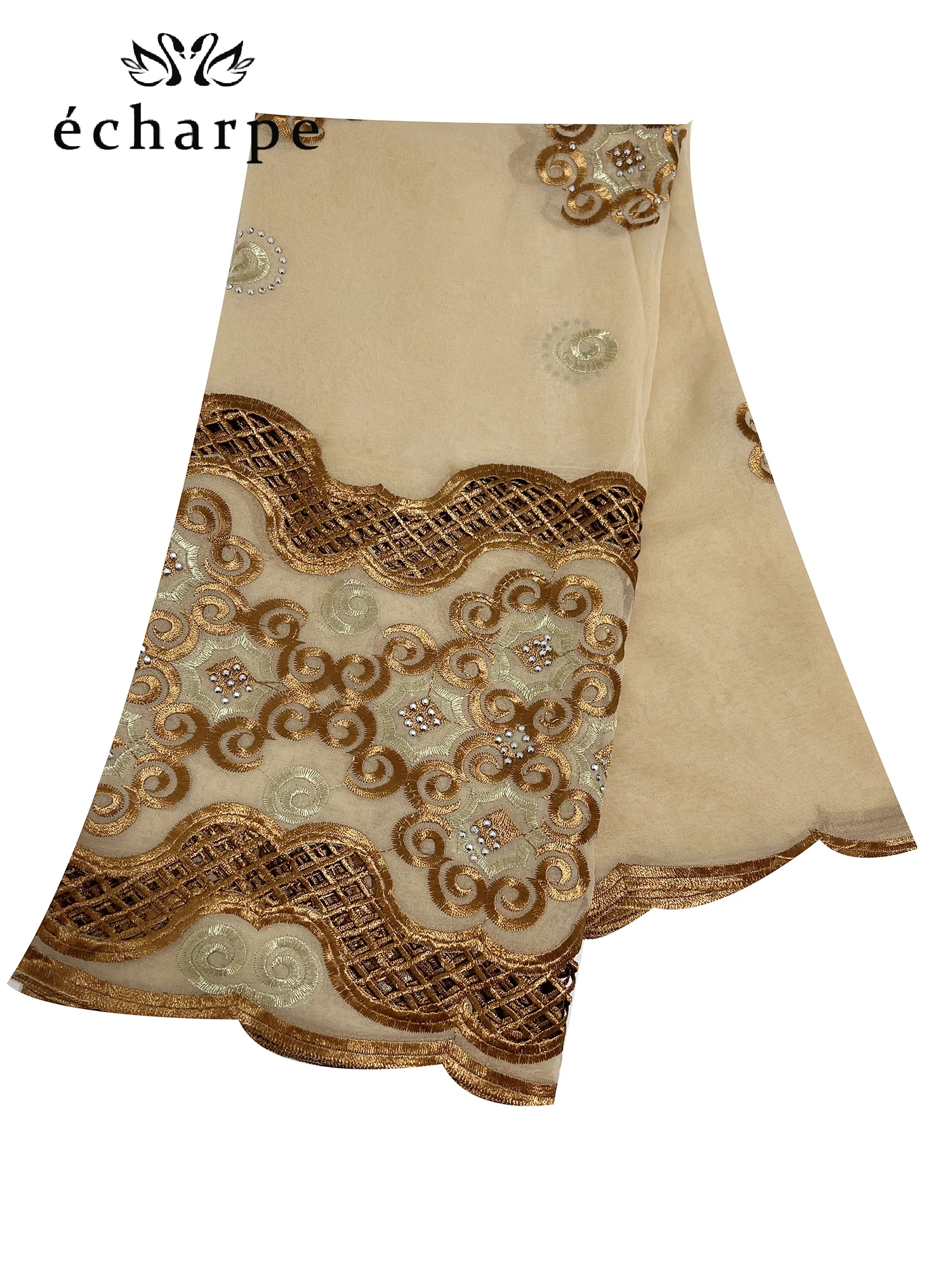 New Style African Muslim Headite Cotton Embroidered Scarf Dubai Headscarf Shawl Islamic Ramadan Hijab Prayer Scraf
