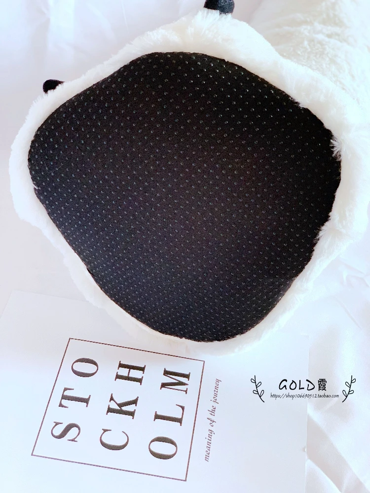 Fashion snow white platform slippers winter warm fur shoes designer bear paw home gift slippers for wife and husband