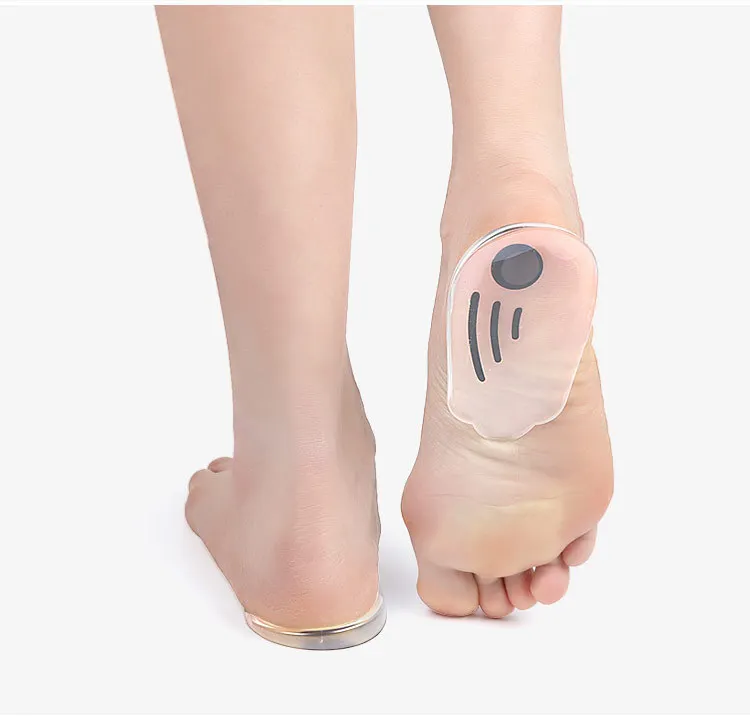 Silicone Gel Orthopedic Insoles for Feet Magnet Massage Insole O/X Leg Type Valgus Varus Correction Plantar Fasciitis Feet Care