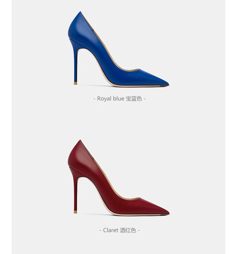 Women Shoes 2026 Luxury Pumps Shoes for Women Real Leather High Heels Fashion Party Evening Dress Pointed Toe Ladies Shoes Women
