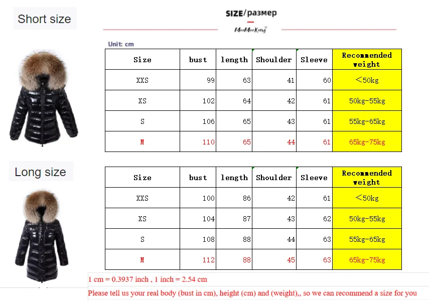 Maomaokong Winter waterproof Jacket Women Real White Duck Down Lining Coat natural Raccoon Fur Collar Warm Black down jacket