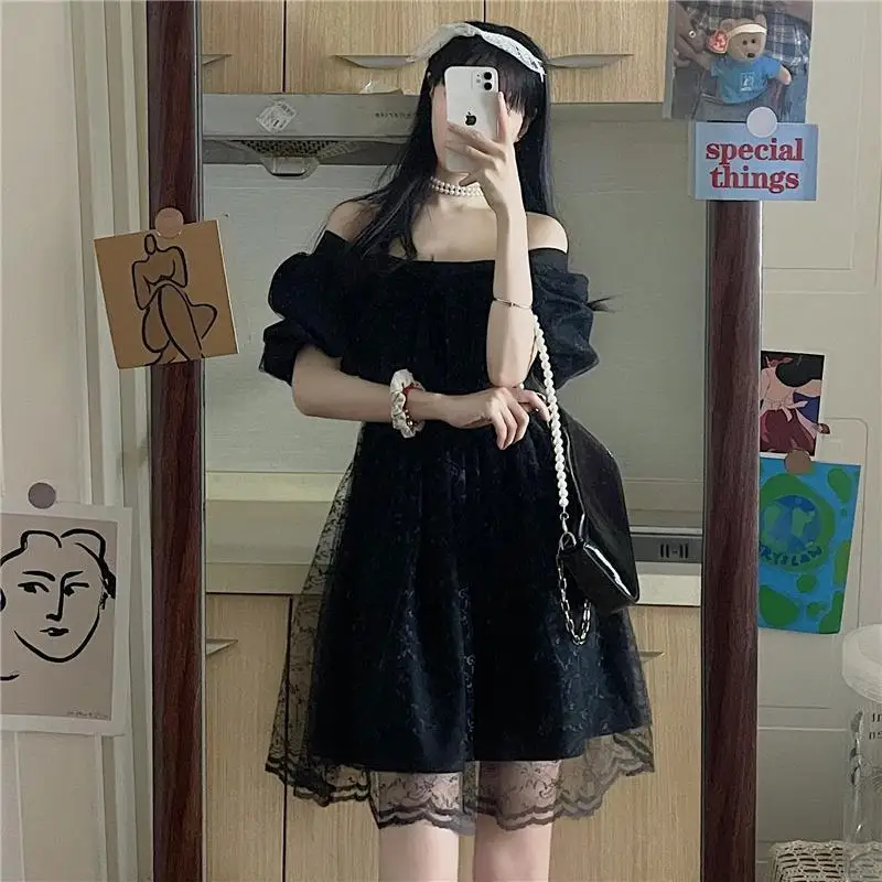 Women Lolita Dress Kawaii Elegant Vintage Dresses 2022 Summer Sweet Cute Fashion Fairy Party Dresses