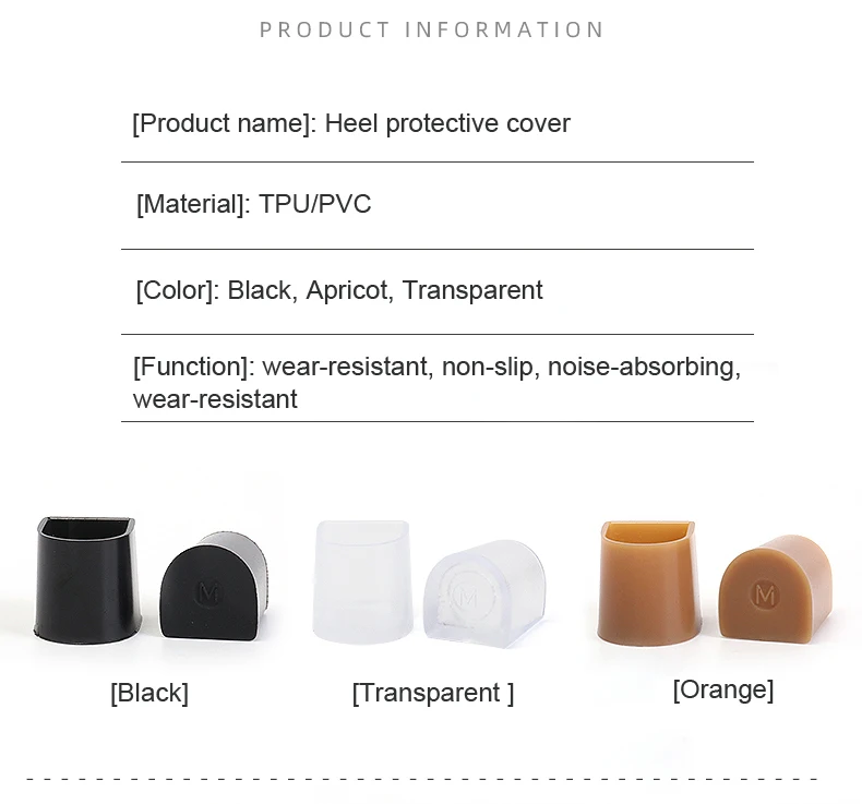 2Pcs/Pair High Heel Protectors Heel Stoppers Heel Repair Caps Covers for Women Shoe Heels Protector Perfect Non-slip