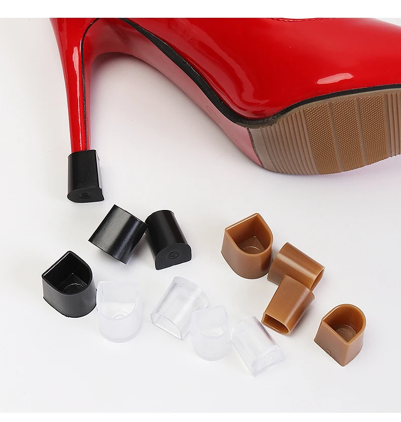 2Pcs/Pair High Heel Protectors Heel Stoppers Heel Repair Caps Covers for Women Shoe Heels Protector Perfect Non-slip