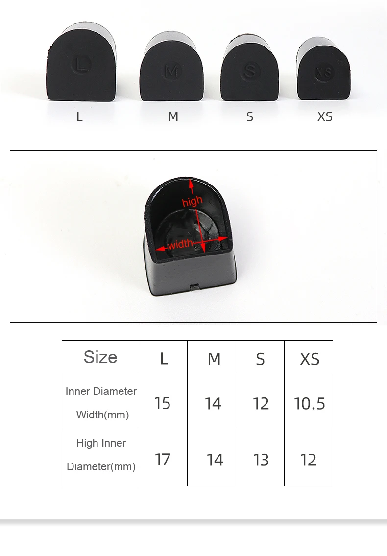2Pcs/Pair High Heel Protectors Heel Stoppers Heel Repair Caps Covers for Women Shoe Heels Protector Perfect Non-slip