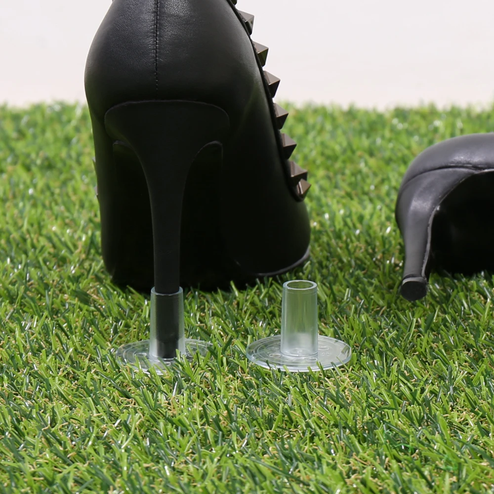 30 Pairs/Lot Silver Powder Heel Protectors Stiletto Covers Heel Stoppers Antislip Silicone High Heeler For Wedding Party Favor