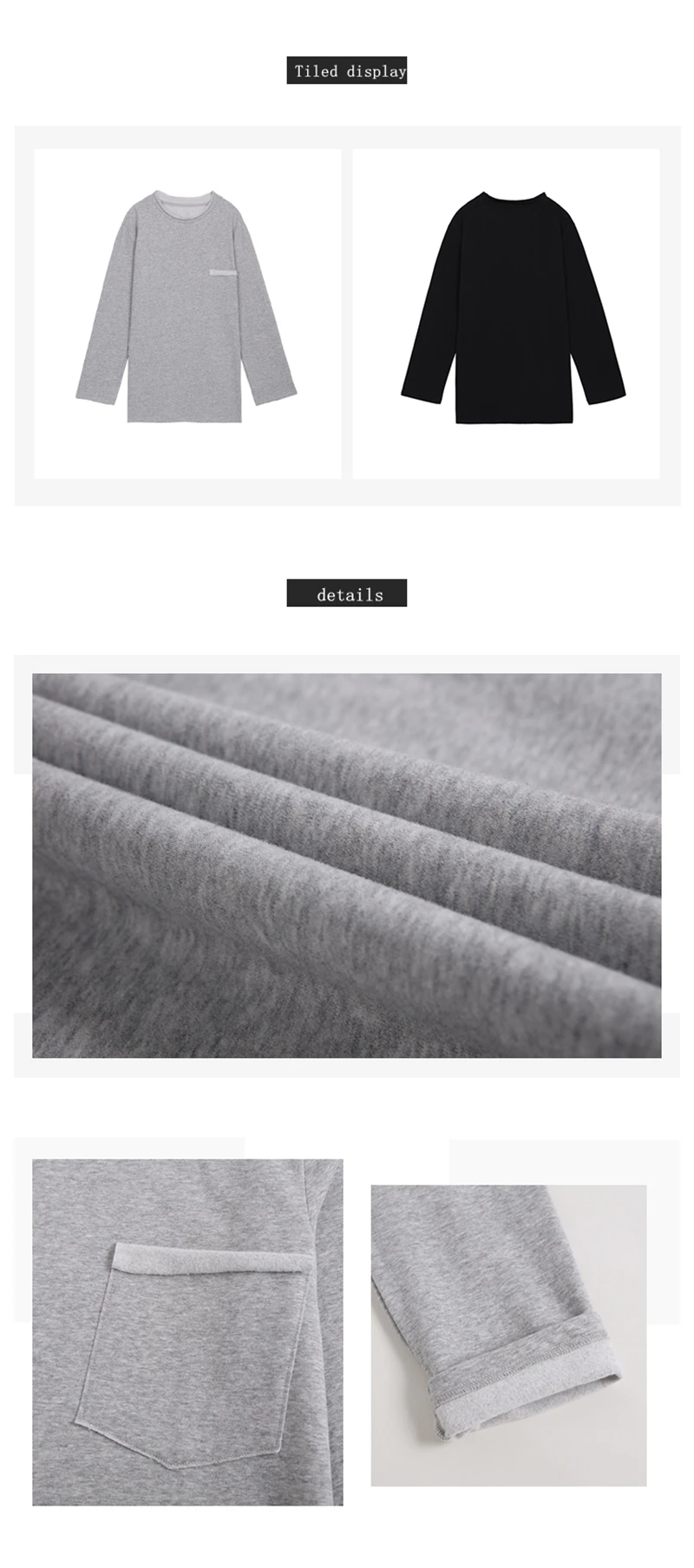 LMQ New 2020 Women Autumn Winter O Neck Solid Bottoming Thicken Long T-Shirts Oversize Korean Wild Minimalist Style Tops Tee