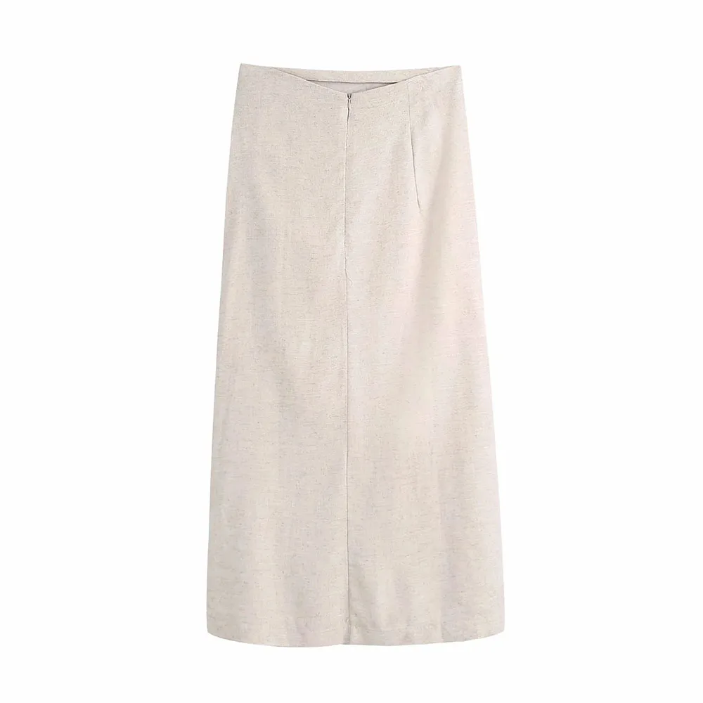 2021 Summer Women gray TurnDown Collar Long sleeve slim short shirt Female Side Slit Folds skirt Ladies casual Two pieces set