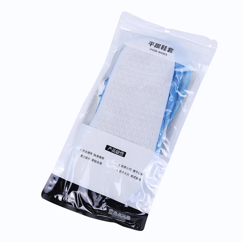 2023 New High Tube Waterproof Shoe Cover Long Length Slip-resistant Zipper Rain Boots Overshoes Waterproof Rainy Days Useful