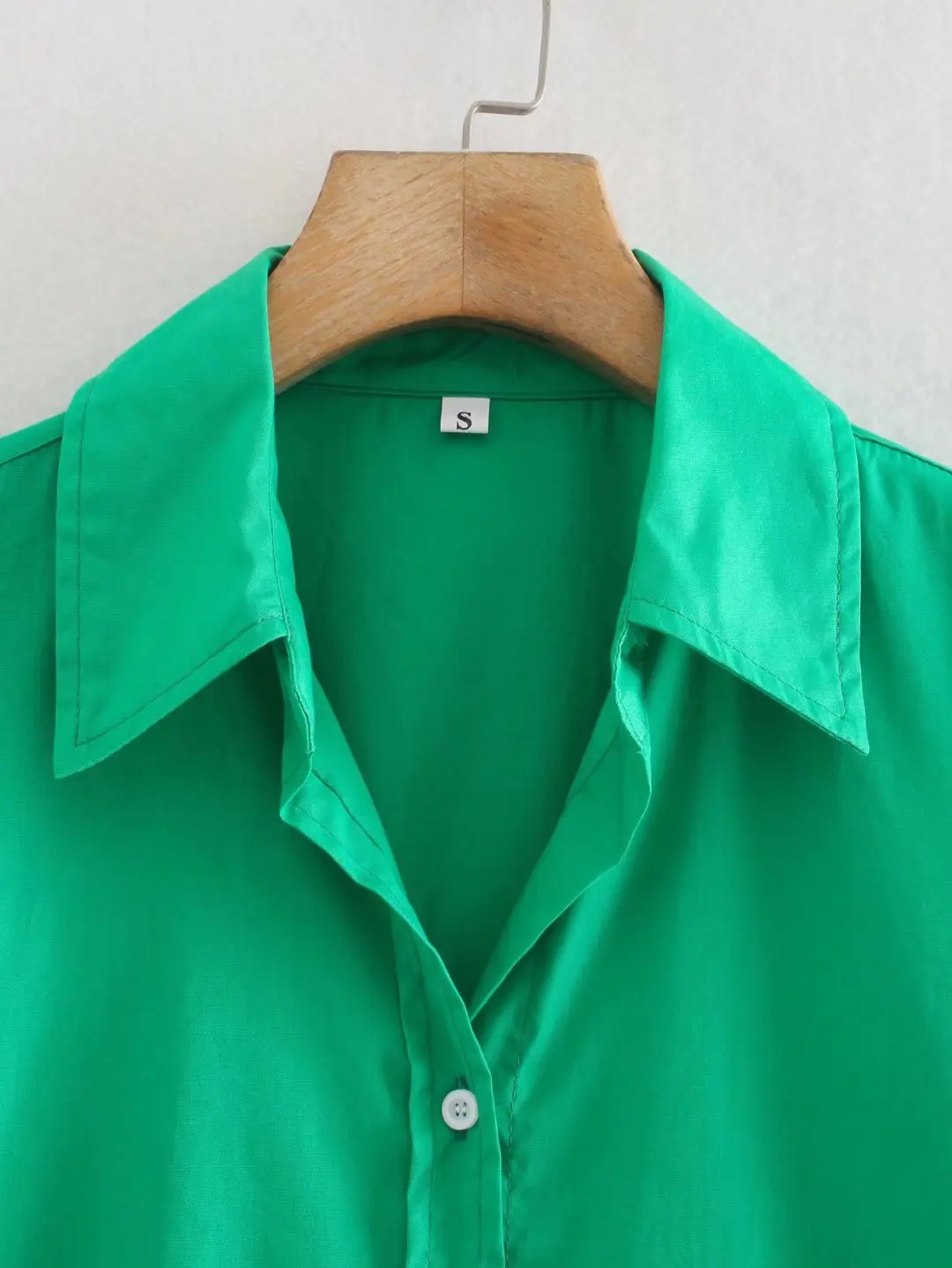 Zevity New Women Simply Candy Color Casual Slim Poplin Shirts Office Ladies Long Sleeve Blouse Roupas Chic Chemise Tops LS9405