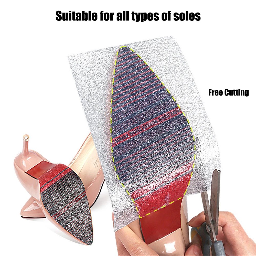 Shoe Sole Protector for Sneakers Men Women High Heels Outsole Non-slip Wear Resistance Shoes Repair Self-adhesive Soles Stickers