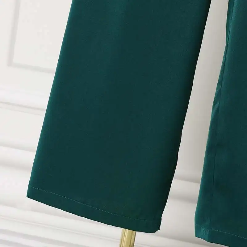 Fashion Women Loose Pants Sets 2023 ZANZEA Long Sleeve Shirts Wide Leg Pants Oversized Office Lady Outfits Tracksuit Streetwears