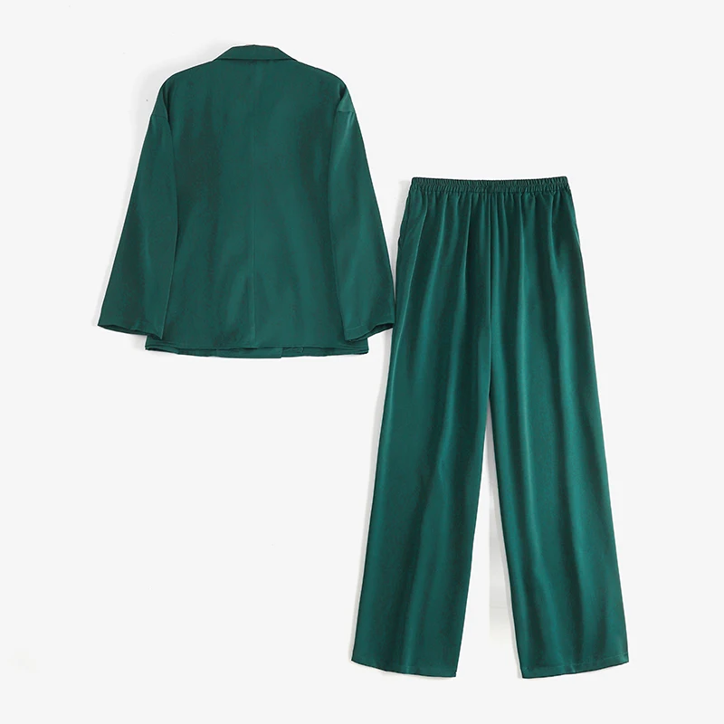 Fashion Women Loose Pants Sets 2023 ZANZEA Long Sleeve Shirts Wide Leg Pants Oversized Office Lady Outfits Tracksuit Streetwears