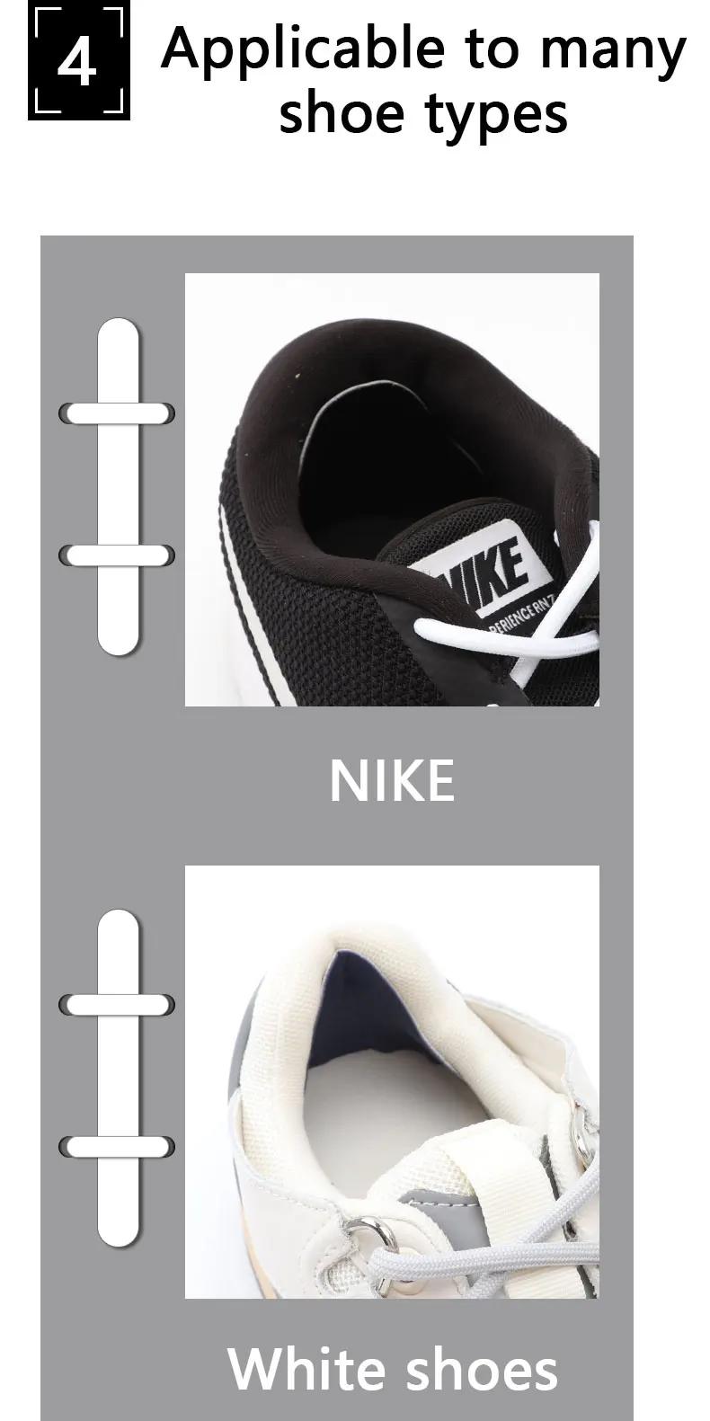 4 PCS Self-Adhesive Heel Repair Patches, Anti-Wear Heel Protector Stickers for Sneaker Shoe Hole Repair, Shoe Inserts
