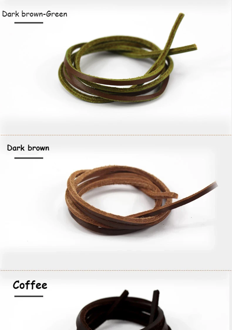 NEW Colorful Selid Shoe Lace Leather Shoes'shoelace Sports Shoelace Decorative Type Shoelaces Selected Leather Shoelaces 1Pair