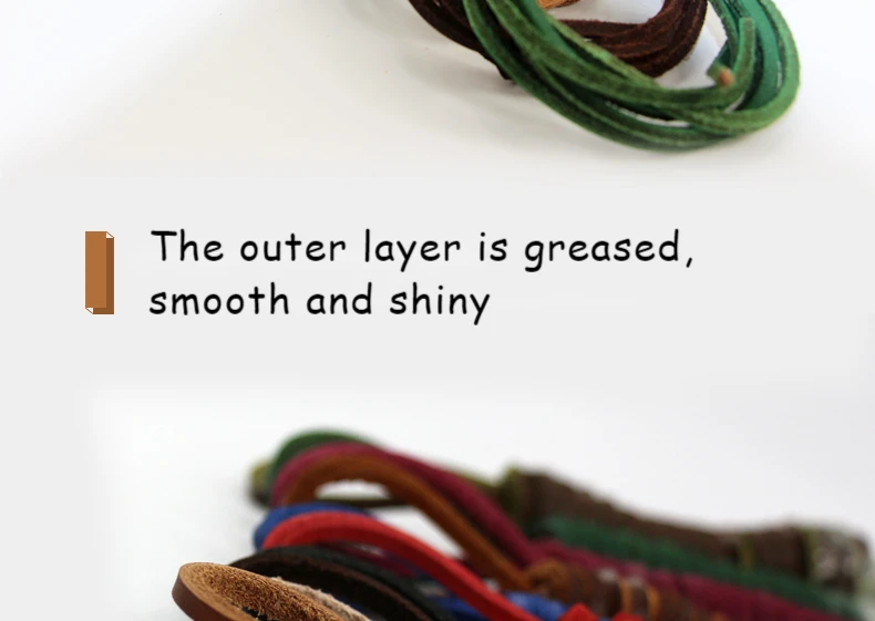 NEW Colorful Selid Shoe Lace Leather Shoes'shoelace Sports Shoelace Decorative Type Shoelaces Selected Leather Shoelaces 1Pair