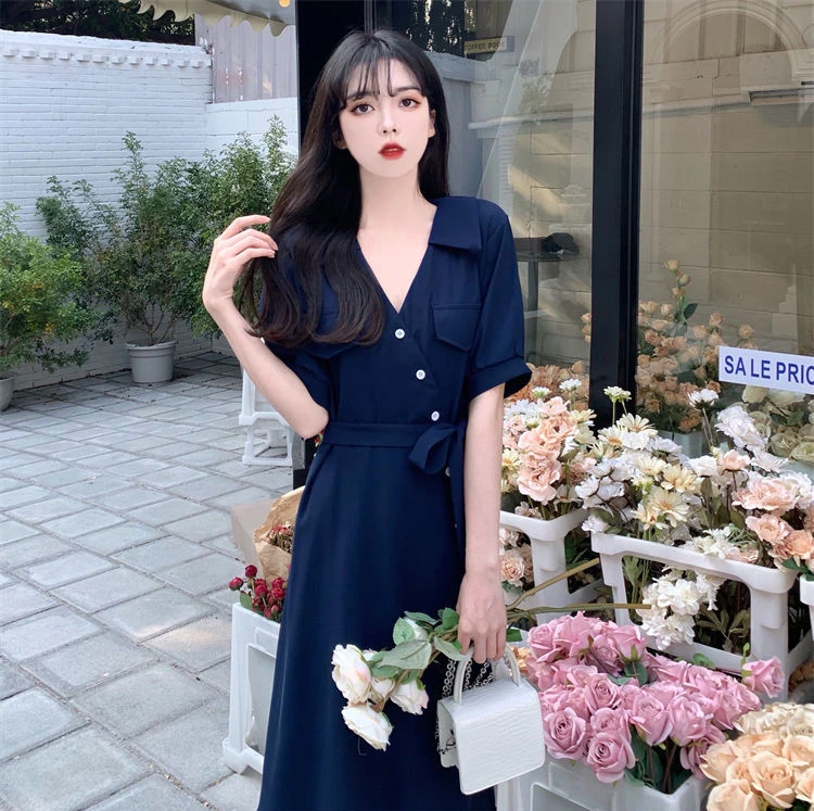 Vintage Robe Korean Fashion Sexy Casual Shirt Dress For Women Winter Long Maxi Woman Dresses Aesthetic Elegant Loose Harajuku