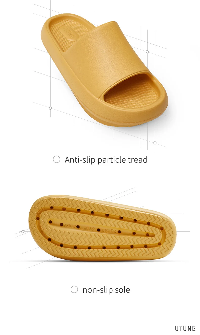 UTUNE-Yoga Sandal Slides for Women, Negative Heel Shoes, Leg Slimming, Lose Weight, Ergonomics Sandals, Flat Foot, Couple EVA